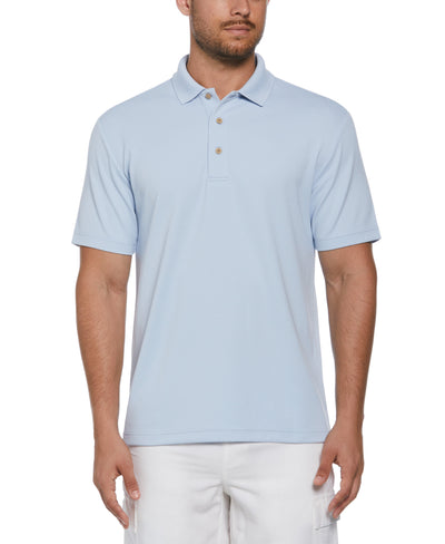 Big & Tall Solid Textured Polo-Polos-Cubavera