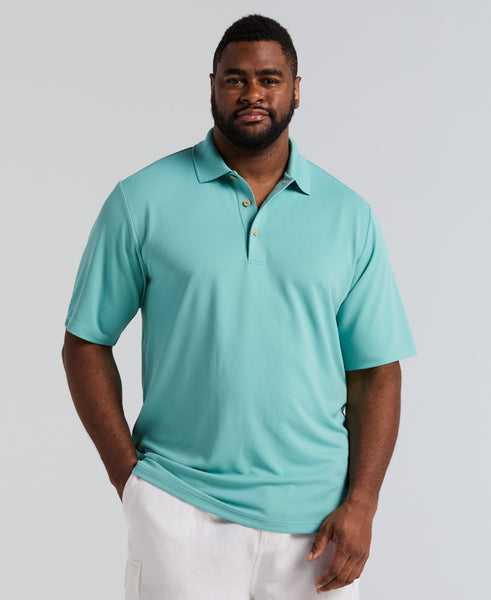 Big-Tall-Solid-Textured-Polo-