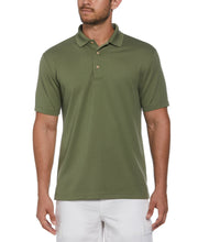 Big & Tall Solid Textured Polo-Polos-Cubavera