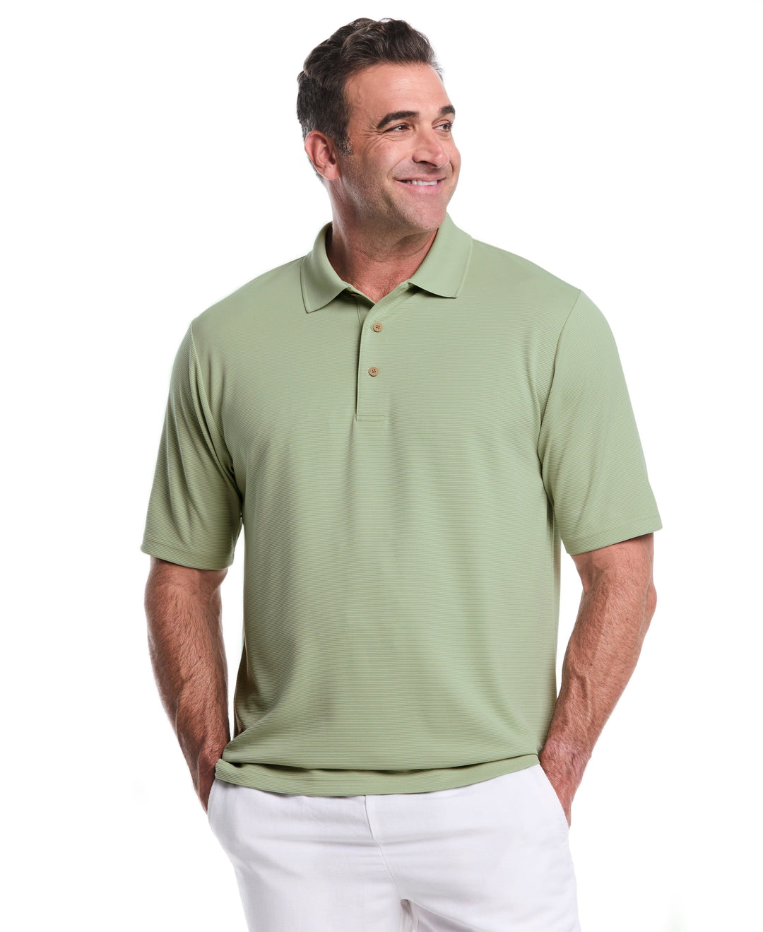Big & Tall Ottoman Polo Shirt (Reseda) 