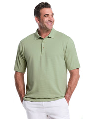 Big & Tall Solid Textured Polo-Polos-Cubavera