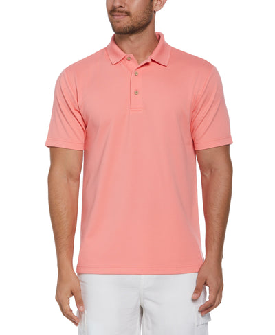 Big & Tall Solid Textured Polo-Polos-Cubavera