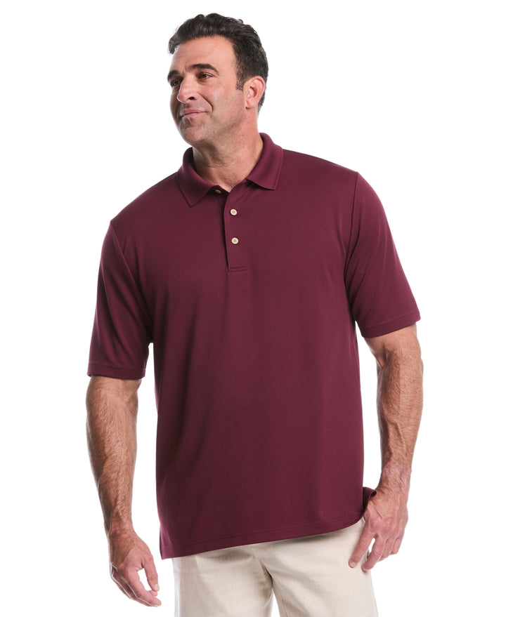 Big & Tall Ottoman Polo Shirt (Windsor Wine) 