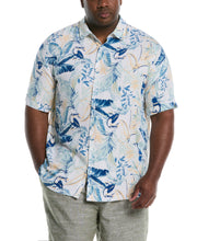 Big &Tall Toucan Print Shirt (Brilliant White) 
