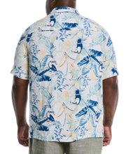 Big &Tall Toucan Print Shirt (Brilliant White) 