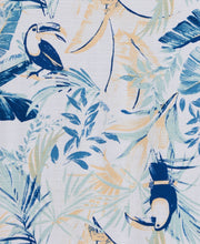 Big &Tall Toucan Print Shirt (Brilliant White) 
