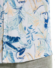 Big &Tall Toucan Print Shirt (Brilliant White) 