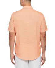 Big & Tall Travel Select Linen Blend One Pocket Shirt (Coral Rose) 
