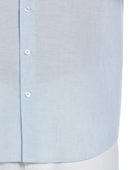 Big & Tall TravelSelect™ Linen-Blend One Pocket Shirt-Casual Shirts-Cubavera