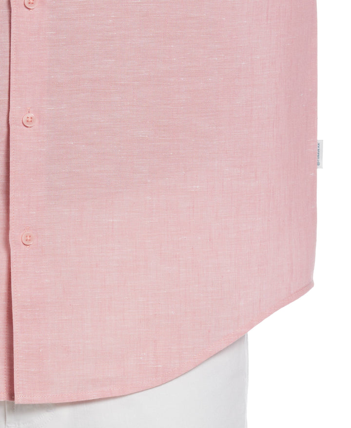 Big & Tall Travelselect™ Linen-Blend One Pocket Shirt-Casual Shirts-Cubavera