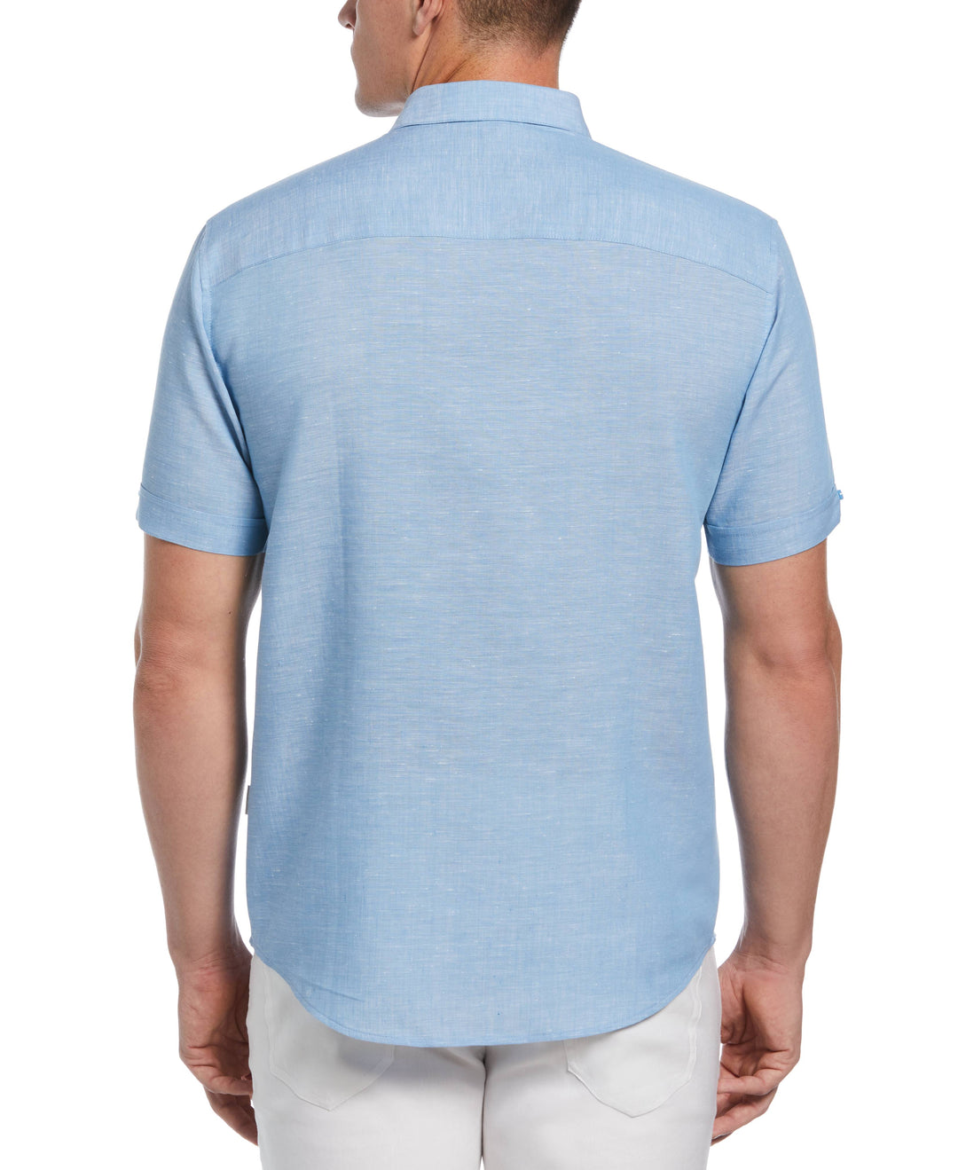 Big & Tall Travelselect™ Linen-Blend One Pocket Shirt-Casual Shirts-Cubavera