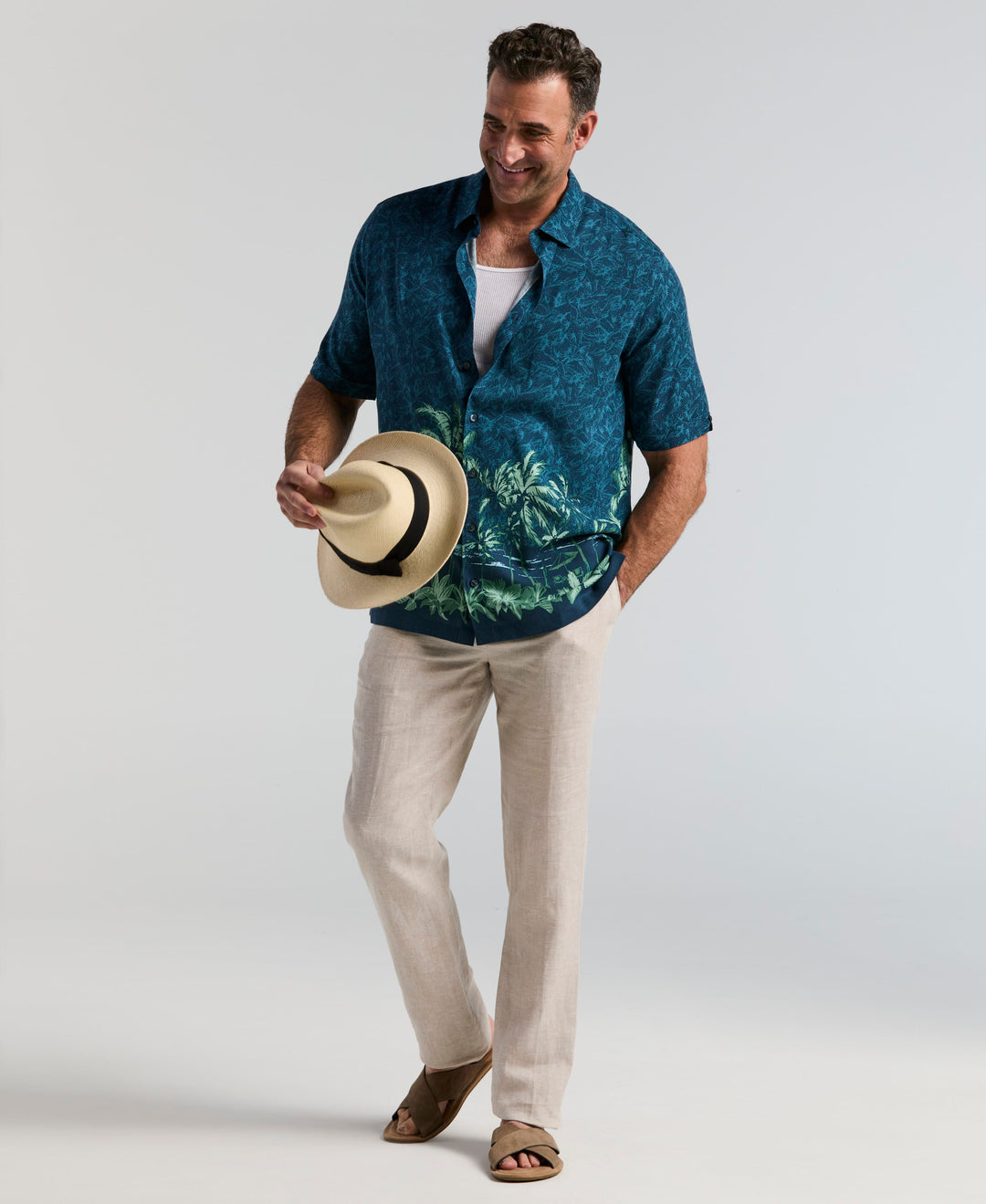 TROPICAL HORIZON SHIRT (Moonlit Ocean) 
