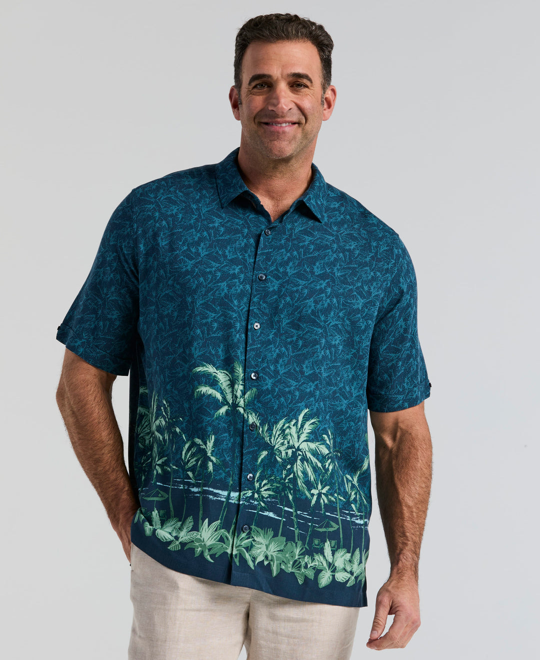 TROPICAL HORIZON SHIRT (Moonlit Ocean) 