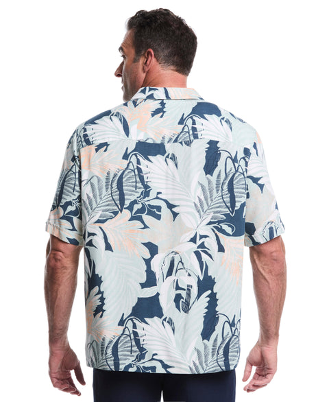 Big & Tall Tropical Print Shirt (Tapestry) 
