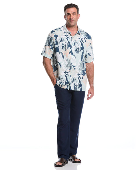 Big & Tall Tropical Print Shirt (Tapestry) 