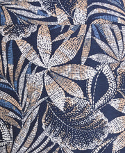 Big & Tall Tropical Print Shirt (Dress Blues) 