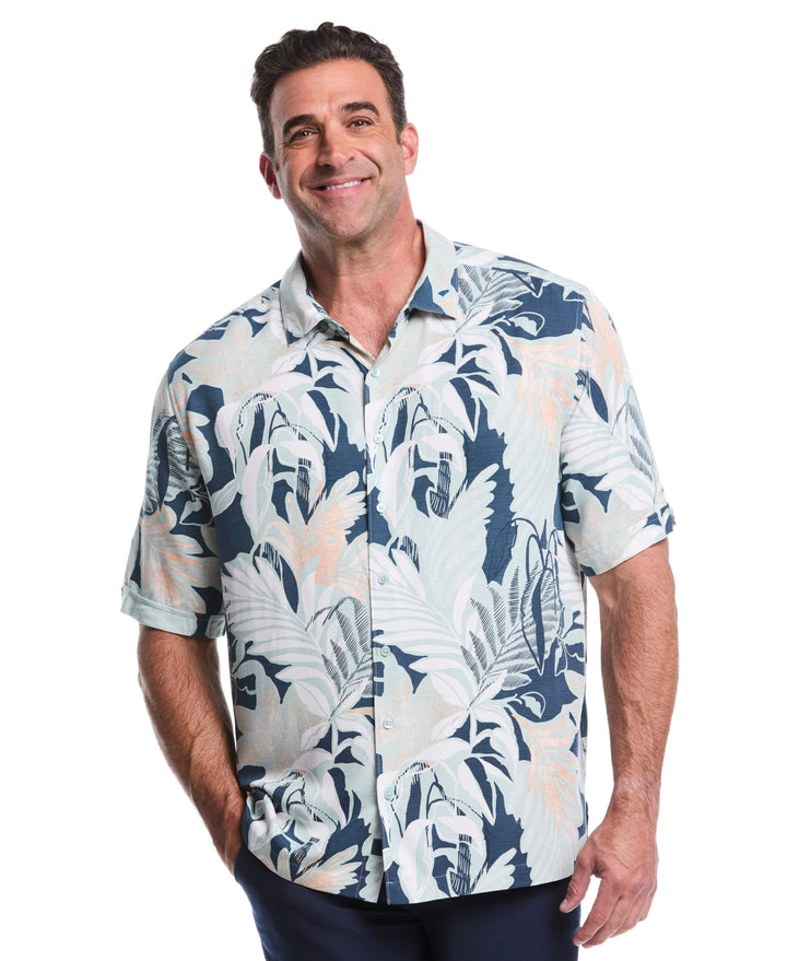 Big & Tall Tropical Print Shirt (Tapestry) 