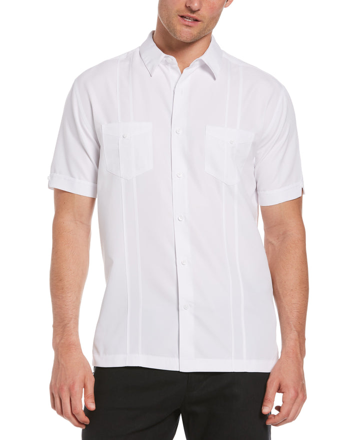 Big & Tall Two-Pocket Double Pintuck Shirt-Casual Shirts-Cubavera