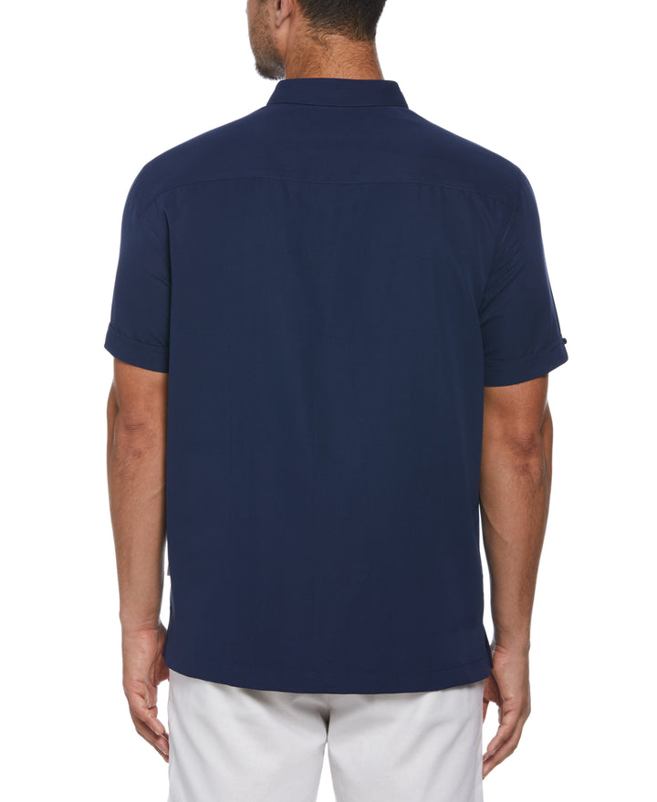 Big & Tall Two-Pocket Double Pintuck Shirt-Casual Shirts-Cubavera