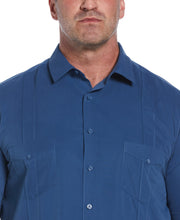 Big & Tall Two-Pocket Double Pintuck Shirt (Ensign Blue) 