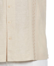 Big & Tall Two Pocket Embroidered Guayabera Shirt (Cuban Sand) 