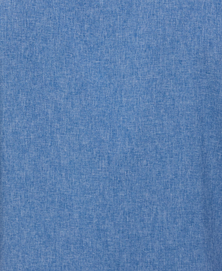 Big & Tall Two-Tone Cross Tuck Chambray Shirt (Blueberry Pancake) 