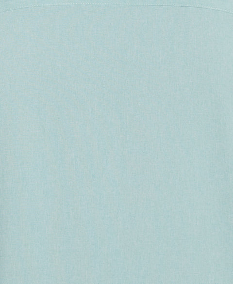 Two-Tone Cross Tuck Chambray Shirt (Blue Surf) 