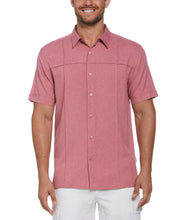 Big & Tall Two-Tone Cross Tuck Chambray Shirt-Casual Shirts-Cubavera