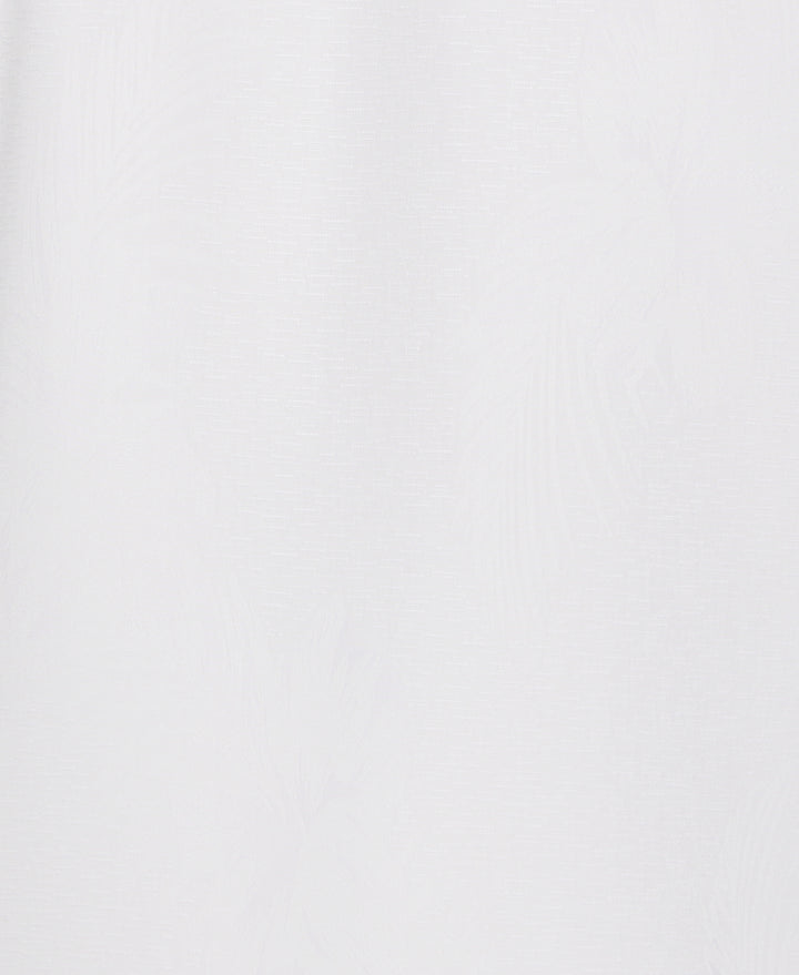 Big & Tall Two-Tone One Pocket Floral Print Shirt (Brilliant White) 