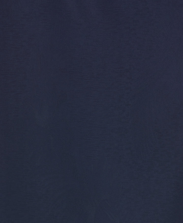 Big & Tall Two-Tone One Pocket Floral Print Shirt (Navy Blazer) 
