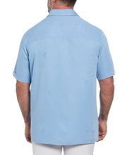 Big & Tall Two-Tone One Pocket Floral Print Shirt (Allure) 