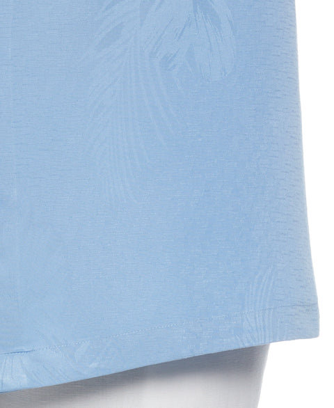Big & Tall Two-Tone One Pocket Floral Print Shirt (Allure) 