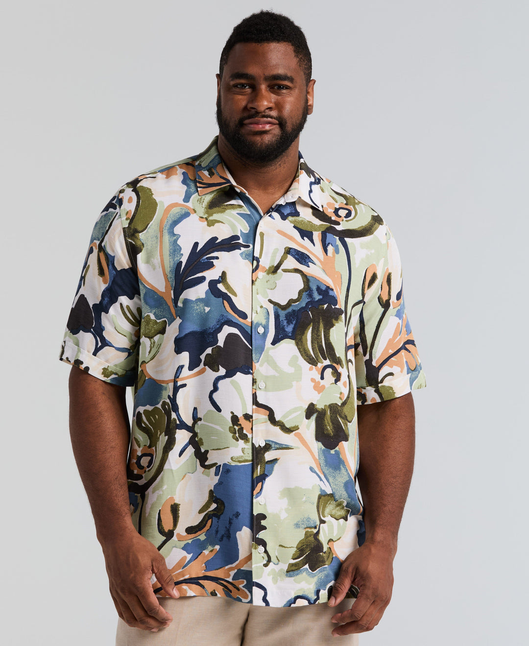 Big & Tall Watercolor Print (Blue Horizon) 