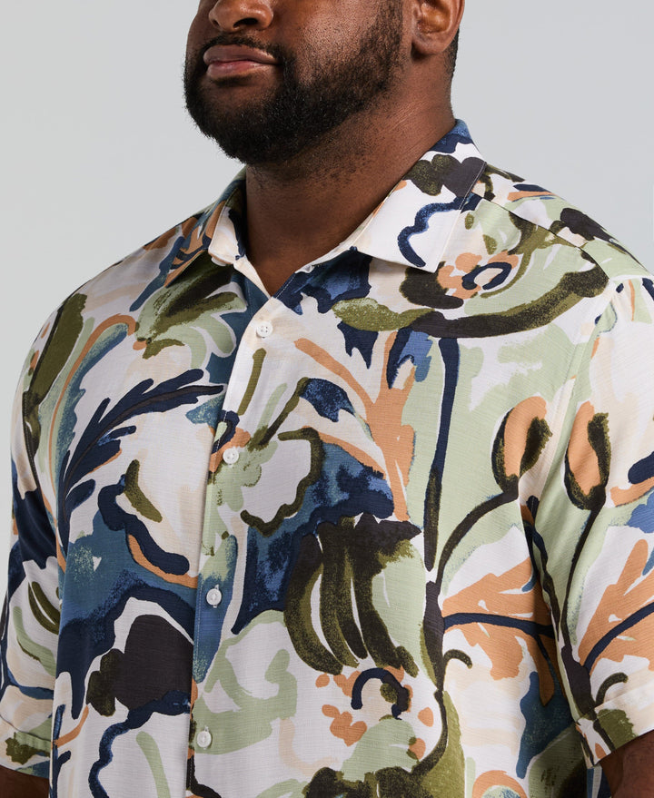 Big & Tall Watercolor Print (Blue Horizon) 