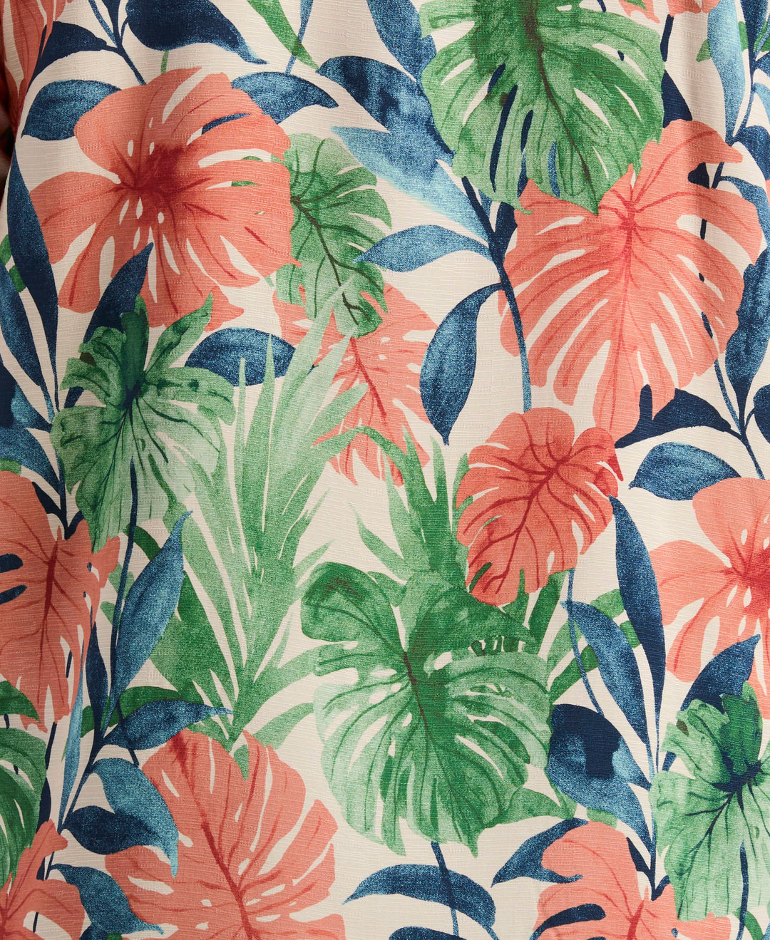 Botanical Print Shirt (Whitecap Gray) 