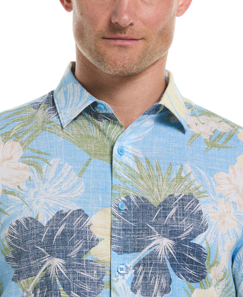 Cayenne Tropical Print Shirt (Little Boy Blue) 