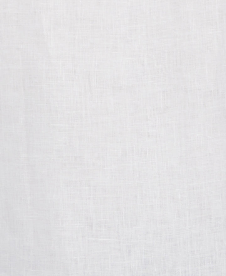 Linen 1 Pocket Shirt (Bright White) 