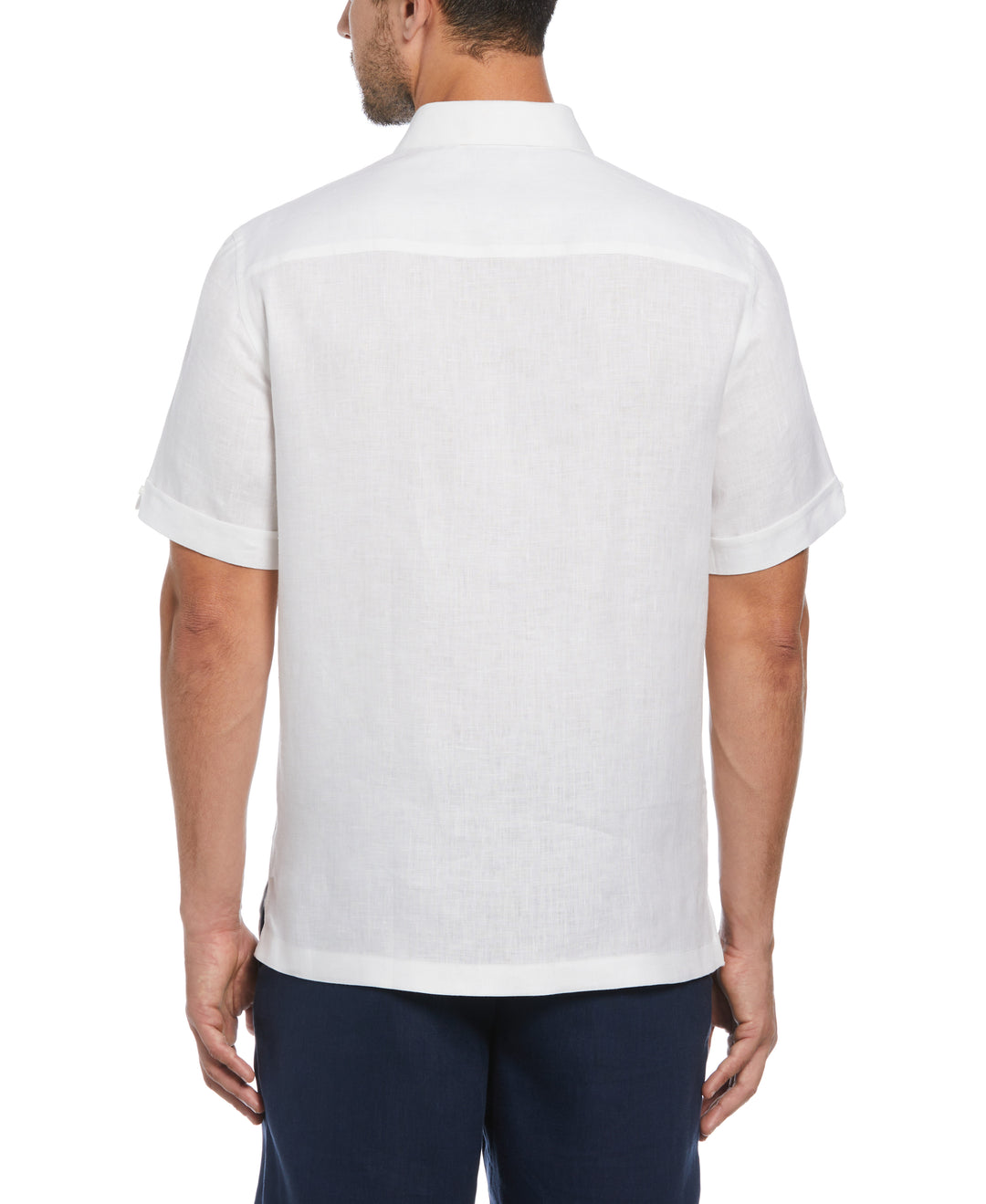 Linen 1 Pocket Shirt (Bright White) 