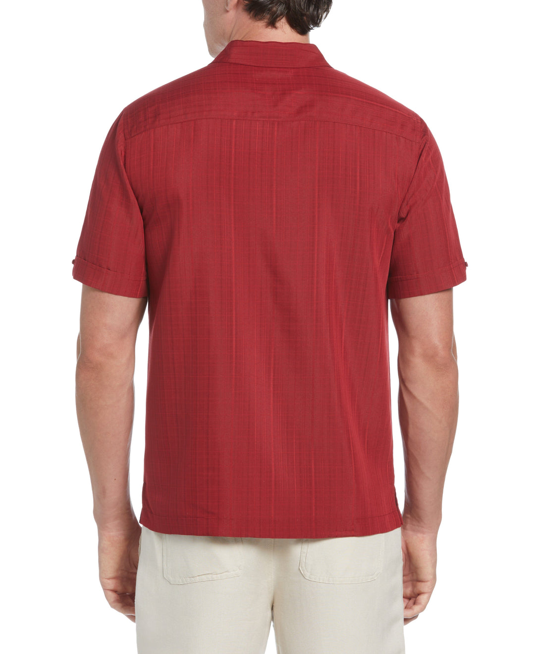 Textured One Pocket Shirt (Biking Red) 