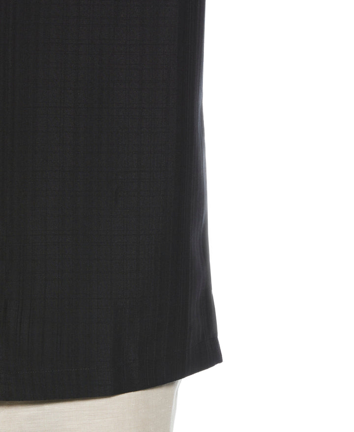 Textured One Pocket Shirt (Jet Black) 