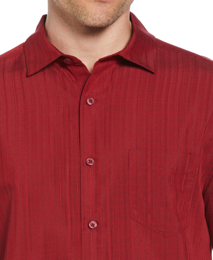 Textured One Pocket Shirt (Biking Red) 