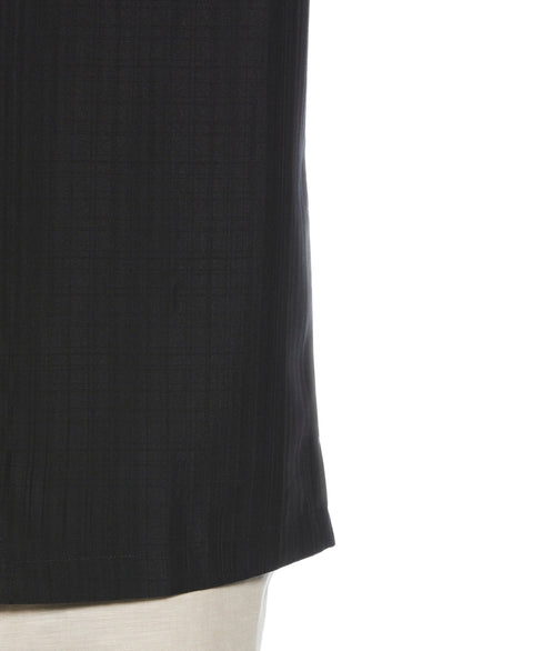 Textured One Pocket Shirt (Jet Black) 