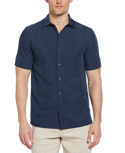 Textured One Pocket Shirt (Dress Blues) 
