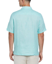 Classic Two-Tone Linen Shirt (Cascade) 