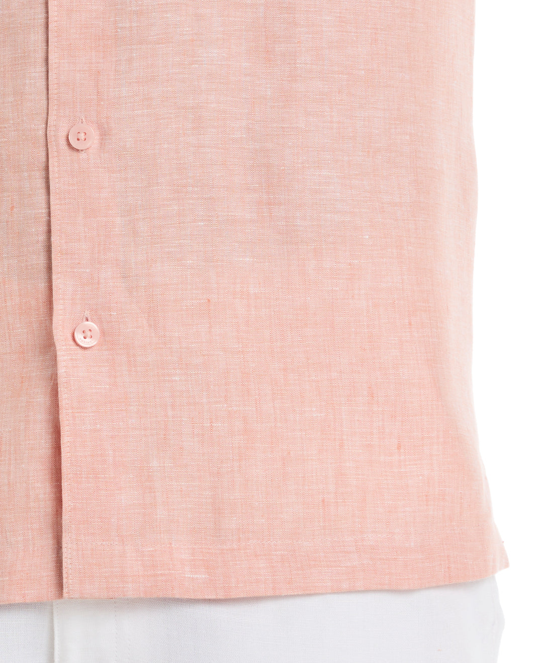 Linen Short Sleeve Shirt (Dusty Coral) 
