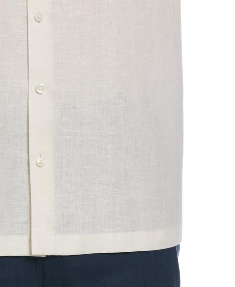 Linen Cross Dye Shirt (Turtledove) 