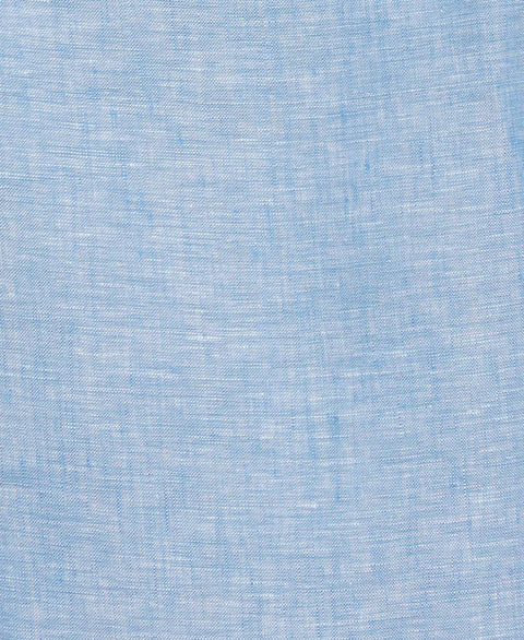 Linen Cross Dye Shirt (Parisian Blue) 