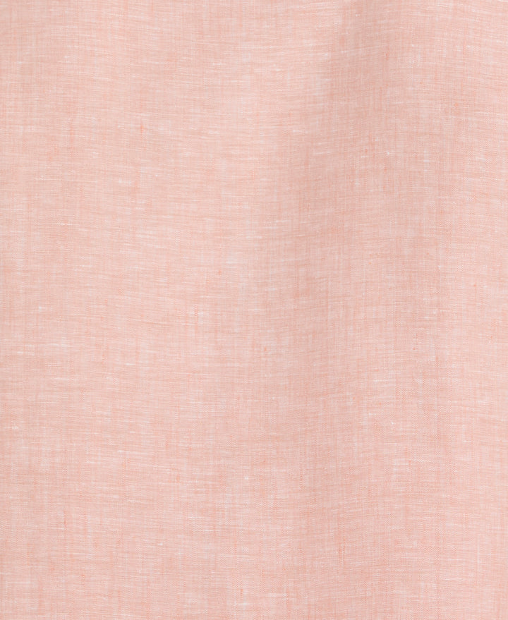 Linen Short Sleeve Shirt (Dusty Coral) 