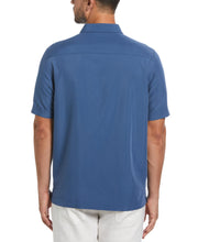 Color Block Embroidery Shirt (Ensign Blue) 