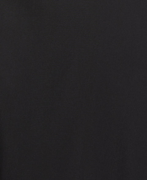 Color Block Embroidery Shirt (Jet Black) 